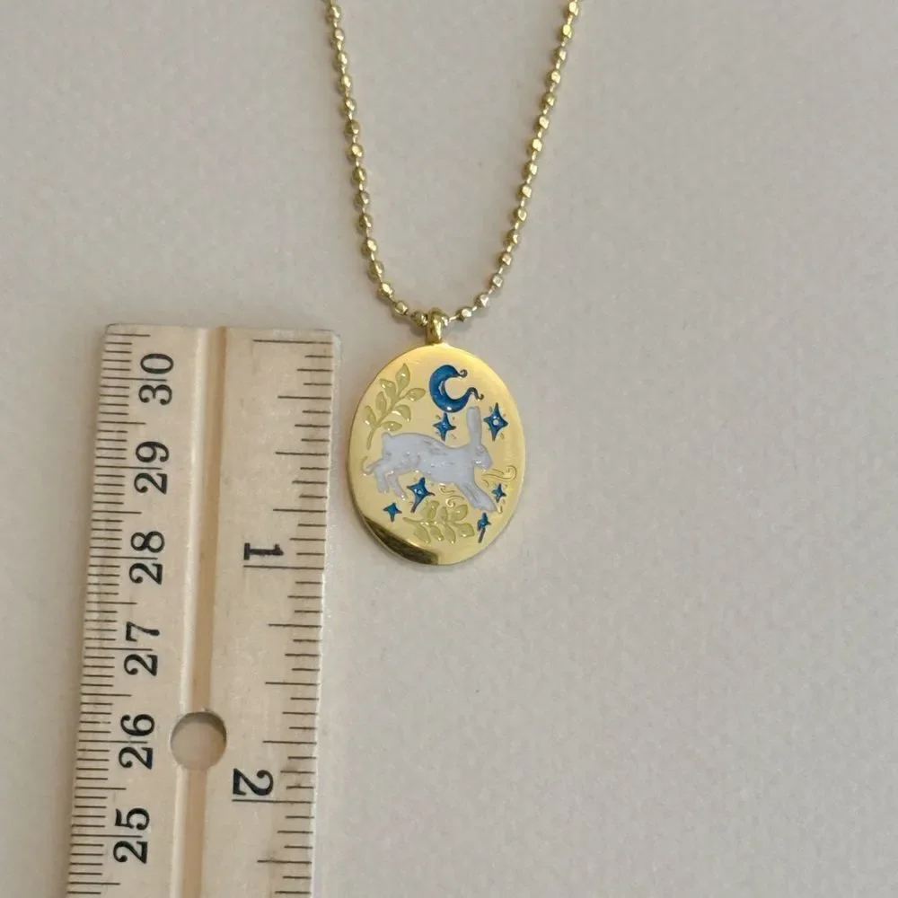 Anthropologie rabbit pendant